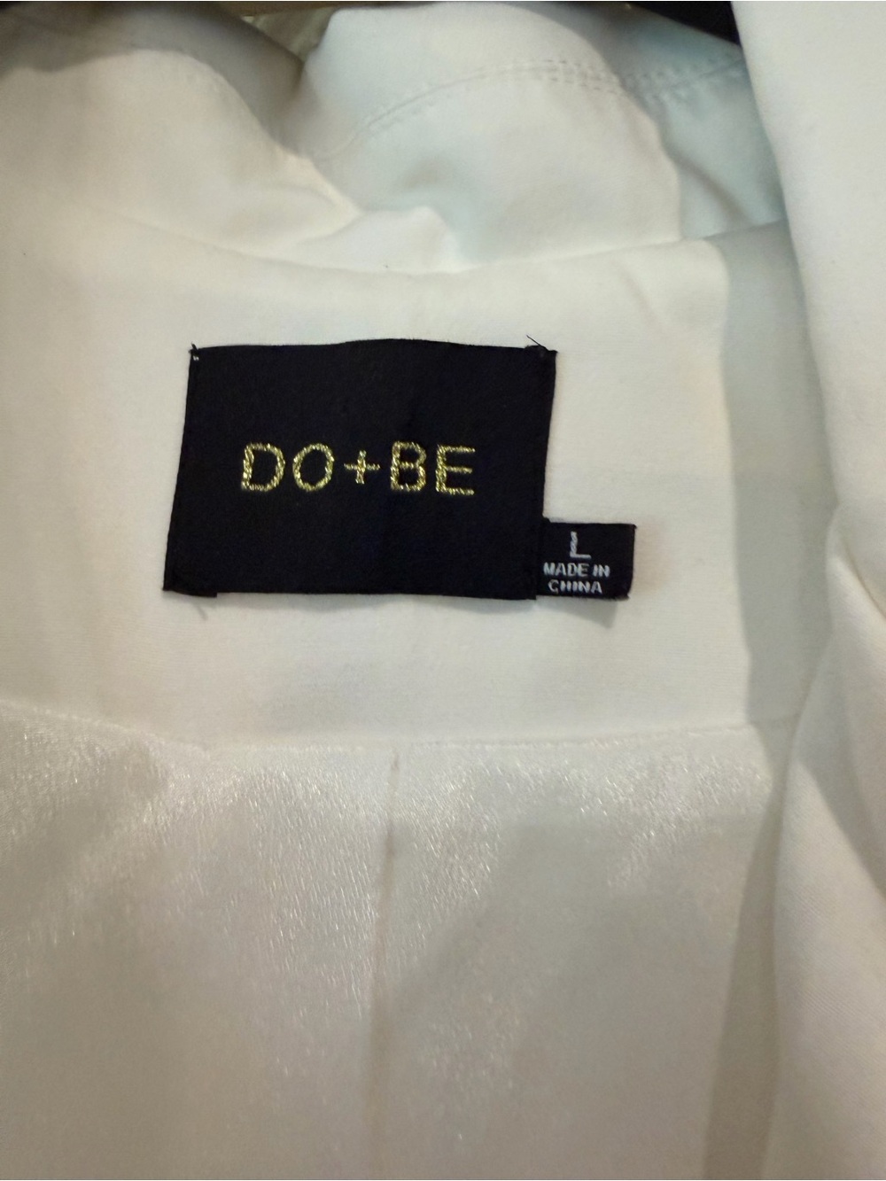 DO+BE Ivory Sleeveless Blazer Dress - Picture 4 of 4